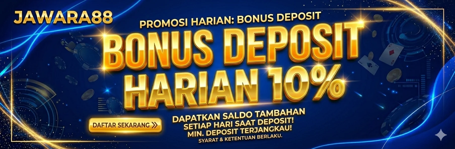 Bonus Deposit Harian 10%